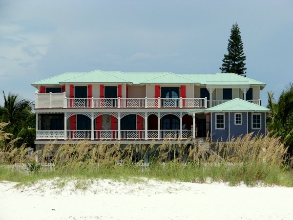 Anna Maria Island vacation rental on the beach.