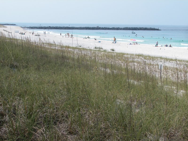 St. Andrews State Park  rock jetty.