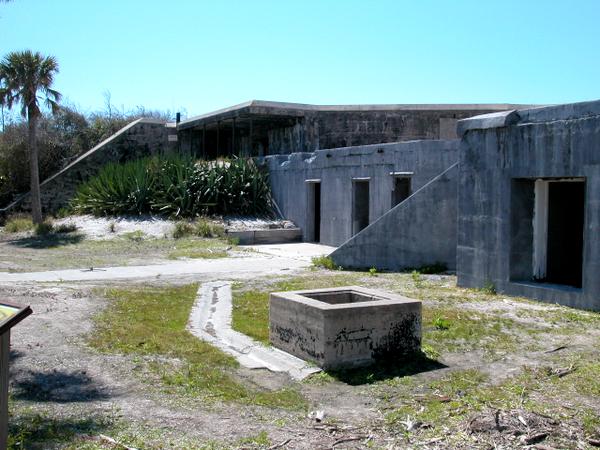 Remnants of the Fort on Egmont Key, Florida