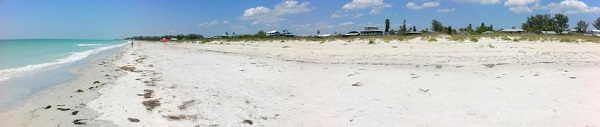 Little Gasparilla Island beach. Florida.