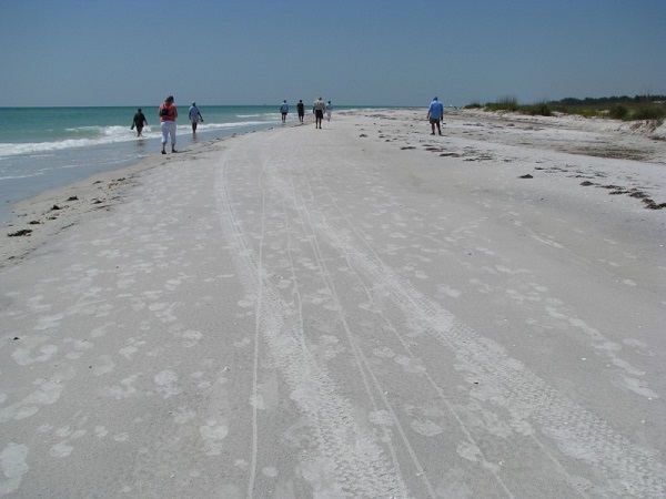 Little Gasparilla Island Beach, Florida.