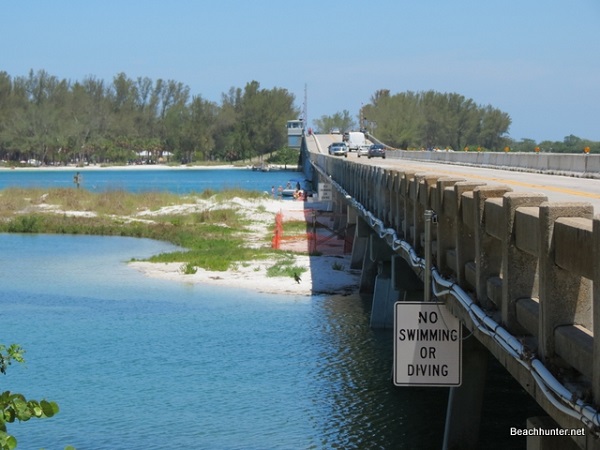 Longboat Key bridge to Anna Maria Island, Florida.