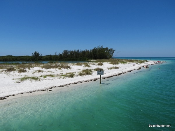 Beer Can Island on Longboat Pass. Manatee County, Florida.