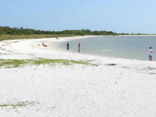 Lover's Key beach on Big Carlos Pass.
