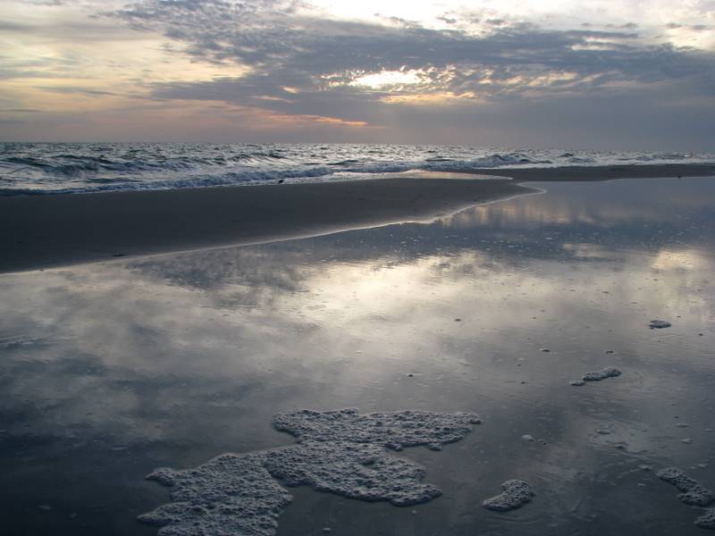 After sunset on Palm Island, Florida, near Englewood.