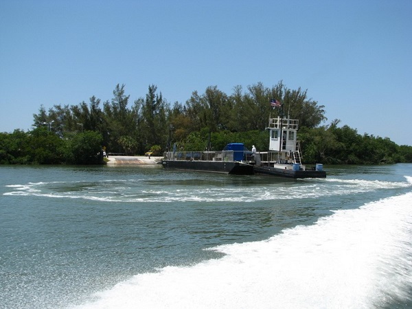 Palm Island Transit Ferry, Cape Haze, Florida.
