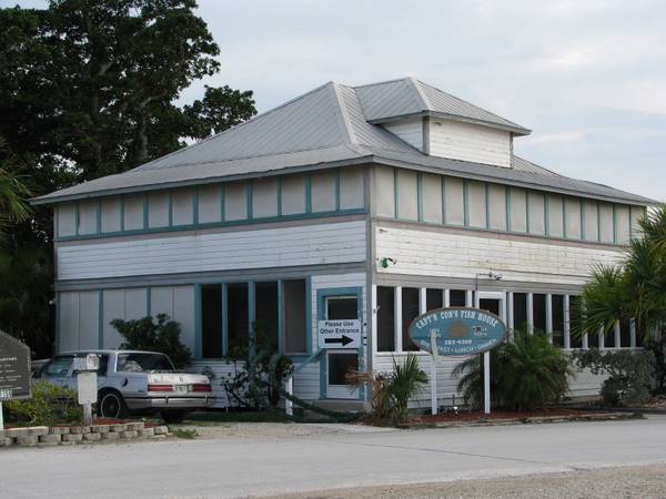 Captain Con's Fish House Restaurant, Bokeelia, Florida.