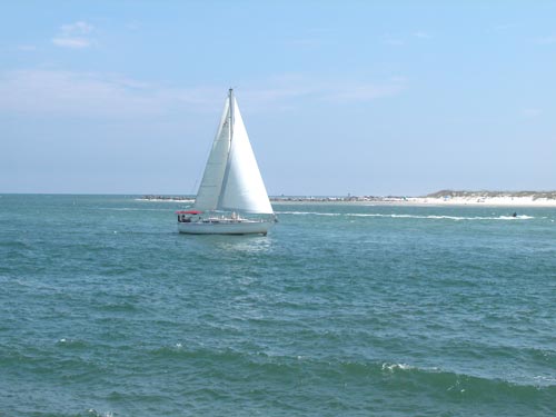 sailing in Ponce Inlet