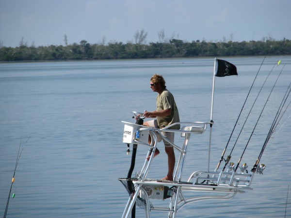 Backwater charter boat in Pine Island Sound