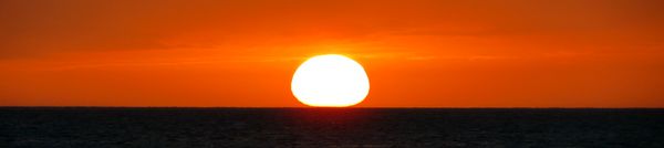 Florida sunset over the Gulf of Mexico.