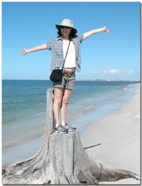 having fun on the beach in a Tilley Hat.jpg