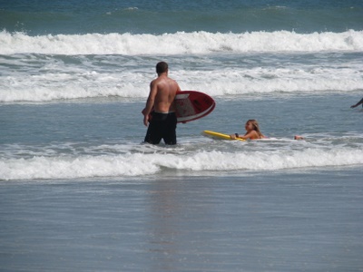 family fun in the Atlantic Ocean